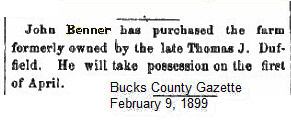 news article benner farm