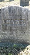 Mary Hager, Valentine Hager's wife